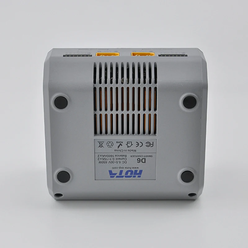 1PC HOTA D6 Intelligent Balance Charger Discharger AC/DC Dual Channel 650W 15A For RC Plane Boats L