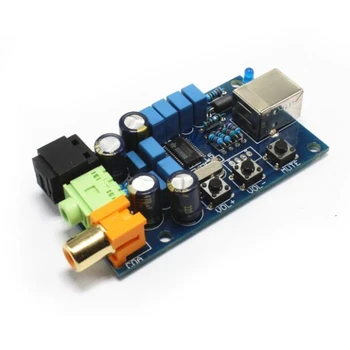 

PCM2704 USB DAC decoder / computer sound card / with DAC to fiber / coaxial / with volume control