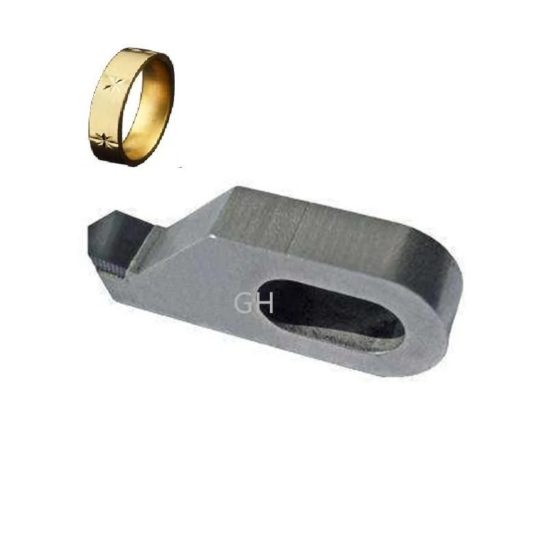 Polierter Posalux Schmuckwerkzeug Diamantfräser V-Form Facettierer PCD Ringgravur-Schneidklinge Schaftfräser Schmuckveredelung