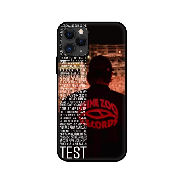 Black tpu case for iphone 5 5s se 2020 6 6s 7 8 plus x 10 XR XS 11 12 mini pro MAX back cover nekfeu rapper 72848