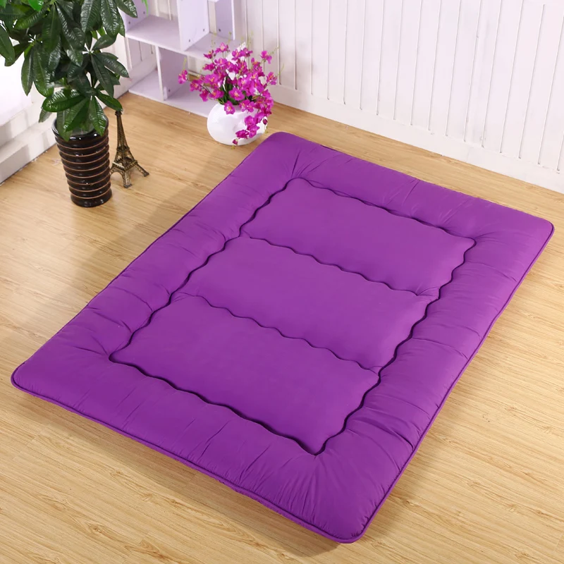  Green/Gray/Blue/Red Solid Mattress Tatami Mat for Bedroom Dormitory Sleeping on Floor Mat Folding M - 4000270666043