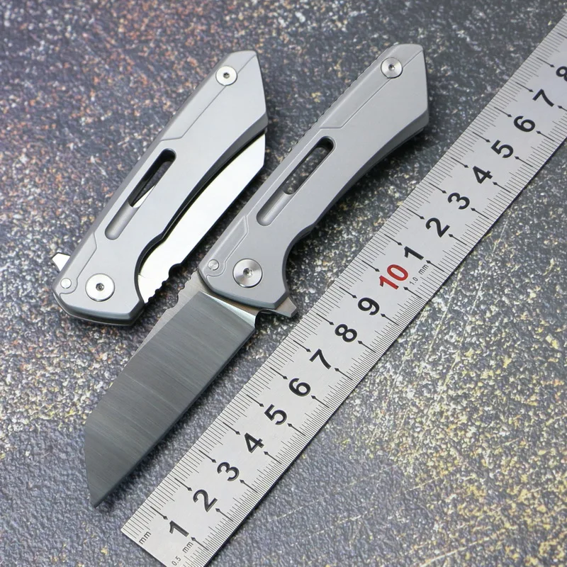 Customized small mechanic ball bearing folding knife D2 blade steel
