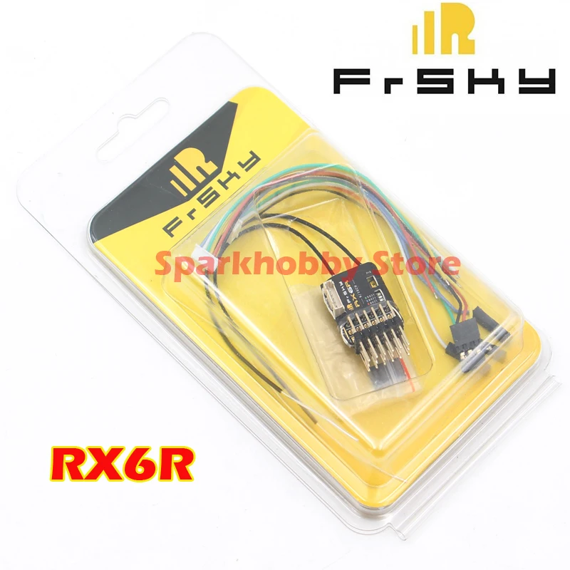 Receptor de telemetria FrSky RX4R RX6R 6/16 disegnado para deslizadores salida 6 pwm ultra pequena y shoser ligera