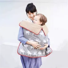 73*83 см зимнее теплое детское многофункциональное портативное одеяло с мультяшным рисунком, непромокаемое ветрозащитное одеяло для коляски