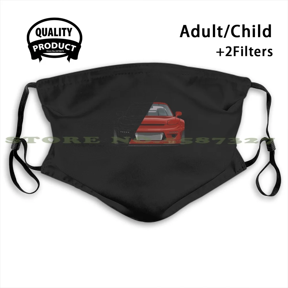 Лидер продаж летние маски Widebody Rx с принтом сделай сам Rwb Skyline Ssr Te37 Volk 2Jz S2000 Nissan Gtr