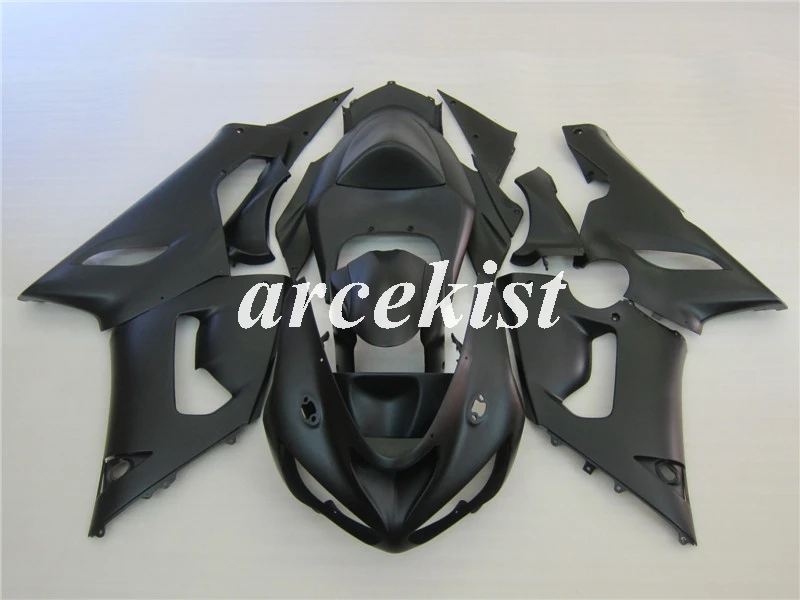 ABS мотоцикл обтекатели комплект подходит для kawasaki Ninja ZX6R 636 2005 2006 05 06 6R ZX-6R Кузов Набор на заказ белый черный