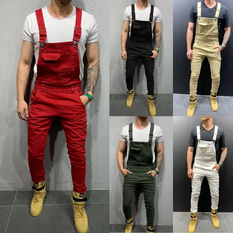 Pantalones vaqueros ajustados para hombre, Jeans de retales de Color sólido, estilo nuevo Tie-Dye, adelgazantes, Punk, 2020