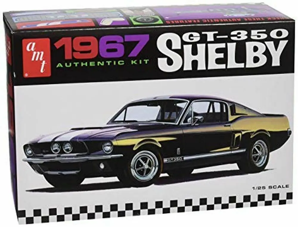 Круглый 2 AMT 800 1:25 весы 1967 Shelby GT350 модельные Комплекты автомобилей