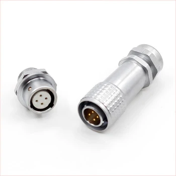

1pc SF10 IP67 Waterproof Connector Aviation Plug 2/3/4/5 pin 150V Push-Pull Round Metal Socket for Security Equipment