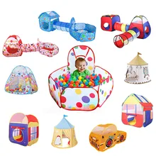 39 стиль Крытый открытый детская палатка игрушка детский Океанский шар игровой домик трубопровод ползающий туннель игрушка складной океан мяч бассейн