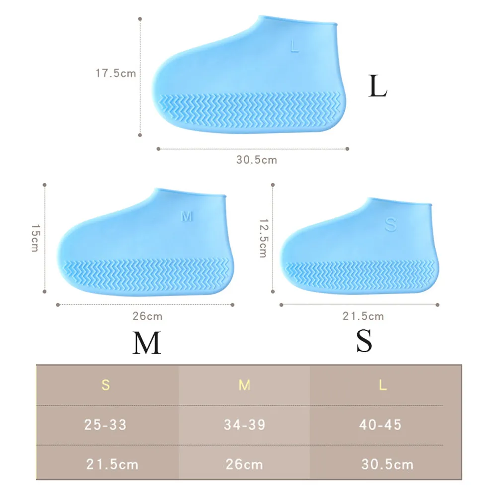 Многоразовые моющиеся силиконовые резиновые водонепроницаемая обувь крышка унисекс мягкие эластичные сапоги для дождя; Нескользящие непромокаемые бахилы