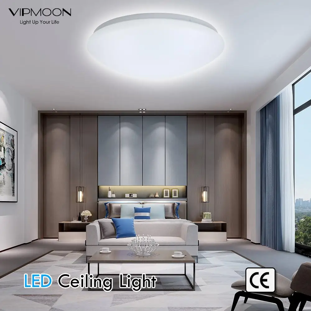 VIPMOON Simple Design White LED Ceiling Light Suitable For Corridor