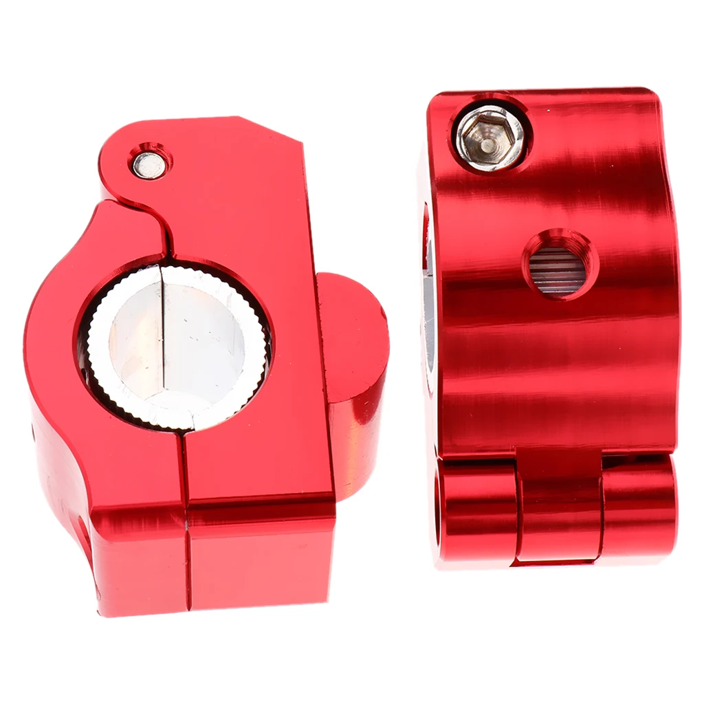Motorbike Handlebar Risers Universal Motorcycle Handlebars Fit for 22mm - 28mm Aluminium Alloy Durable Bars Clamp