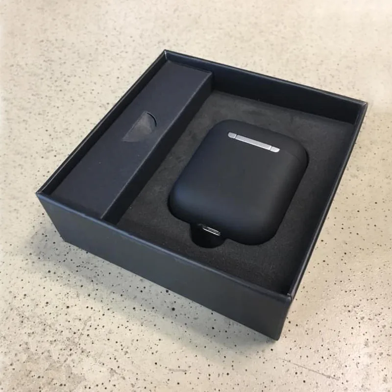 I9999 tws Bluetooth наушники Смарт сенсор беспроводные наушники стерео наушники настоящая батарея гарнитура PK i200 i500 i9000 - Цвет: black earphones