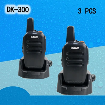 

3Pcs DONGK 300 Walkie Talkie Portable Radio CB radio Comunicador Hotel Property walkie-talkie Transmitter Transceiver woki toki