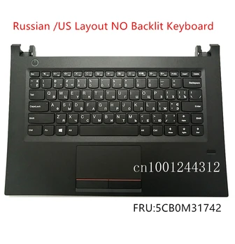 شراءالروسية الجديدة لينوفو E42 E42-30 E42-70 E42-80 V510-14IKB Palmrest لوحة المفاتيح مدي حالة الغلاف لوحة اللمس بصمة 5CB0M31742