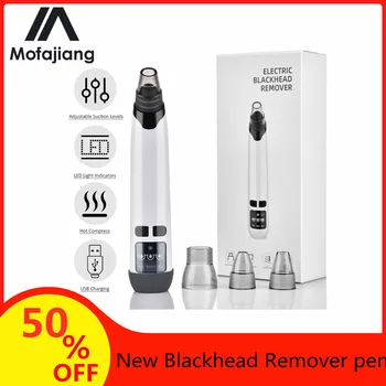 

New Electric Blackhead Remover Face Deep Nose Cleaner T Zone Pore Acne Pimple Removal Vacuum Suction Beauty Clean Skin Tool hot