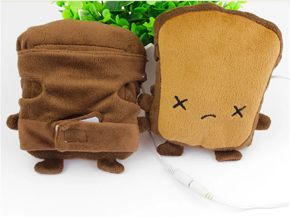 1 пара USB-Powered перчатки с подогревом Милые Электрические зимние руки теплые для катания на лыжах, езды на велосипеде, мотоцикла, мультипликационные Смешные перчатки