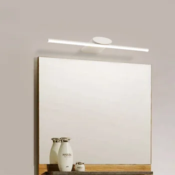 

Bedroom Living Room Stair Bathroom Mirror Light Led Wall Lamp Modern Decor Home Indoor Lighting White Metal Wall Sconce