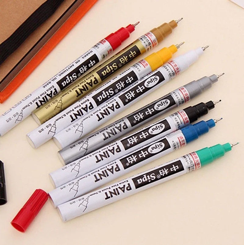 Car Wheel Tire Paint Pen Marker Oily Pen Graffiti Touch Scratch