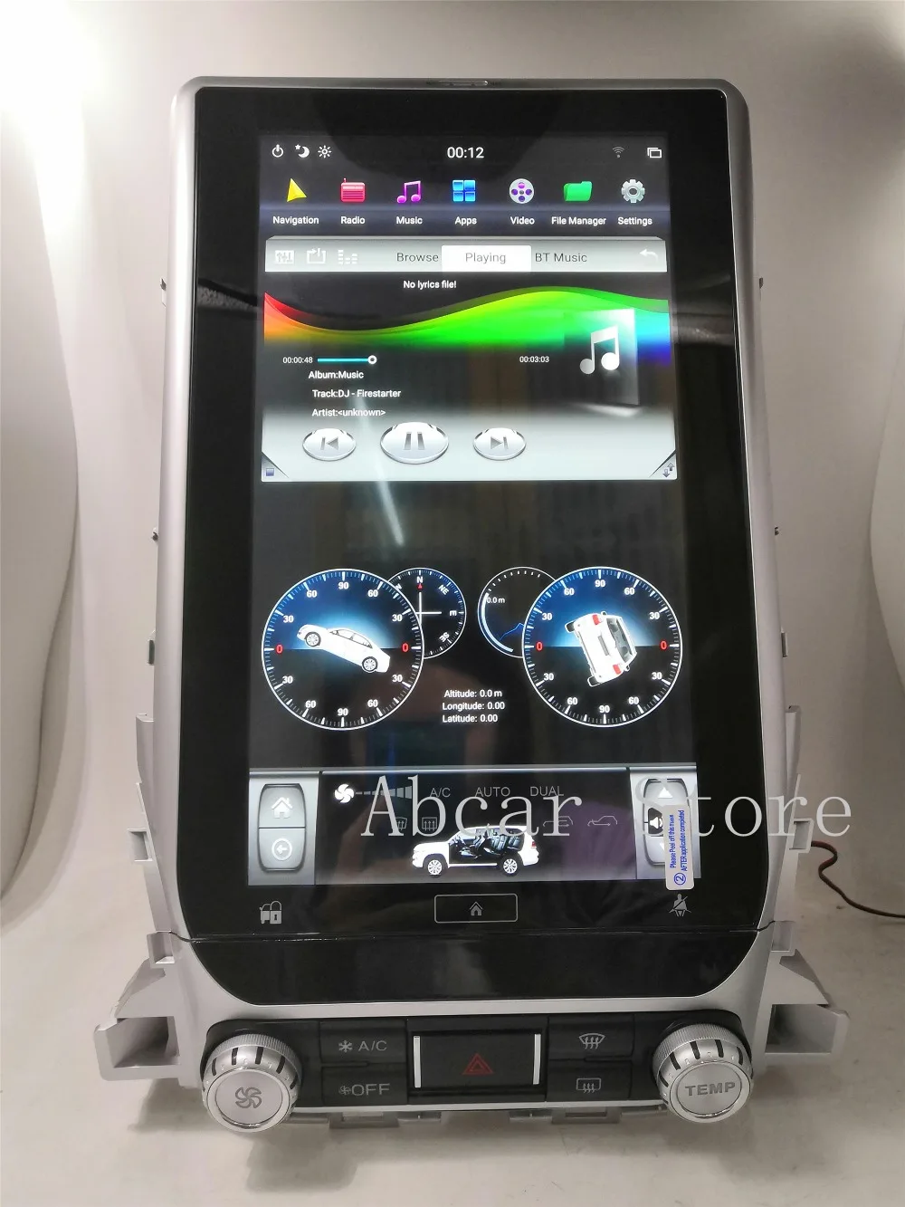 13," Тесла стиль Android 8,1 автомобильный dvd плеер gps навигации для Toyota LAND CRUISER LC200 PX6 CARPLAY радио ips