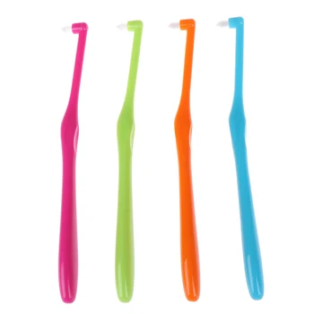 

4 Colors Teeth Orthodontic Toothbrush Decayed tooth brush Interdental Brush dental Floss toothbrush Toothpick Oral Hygiene clean