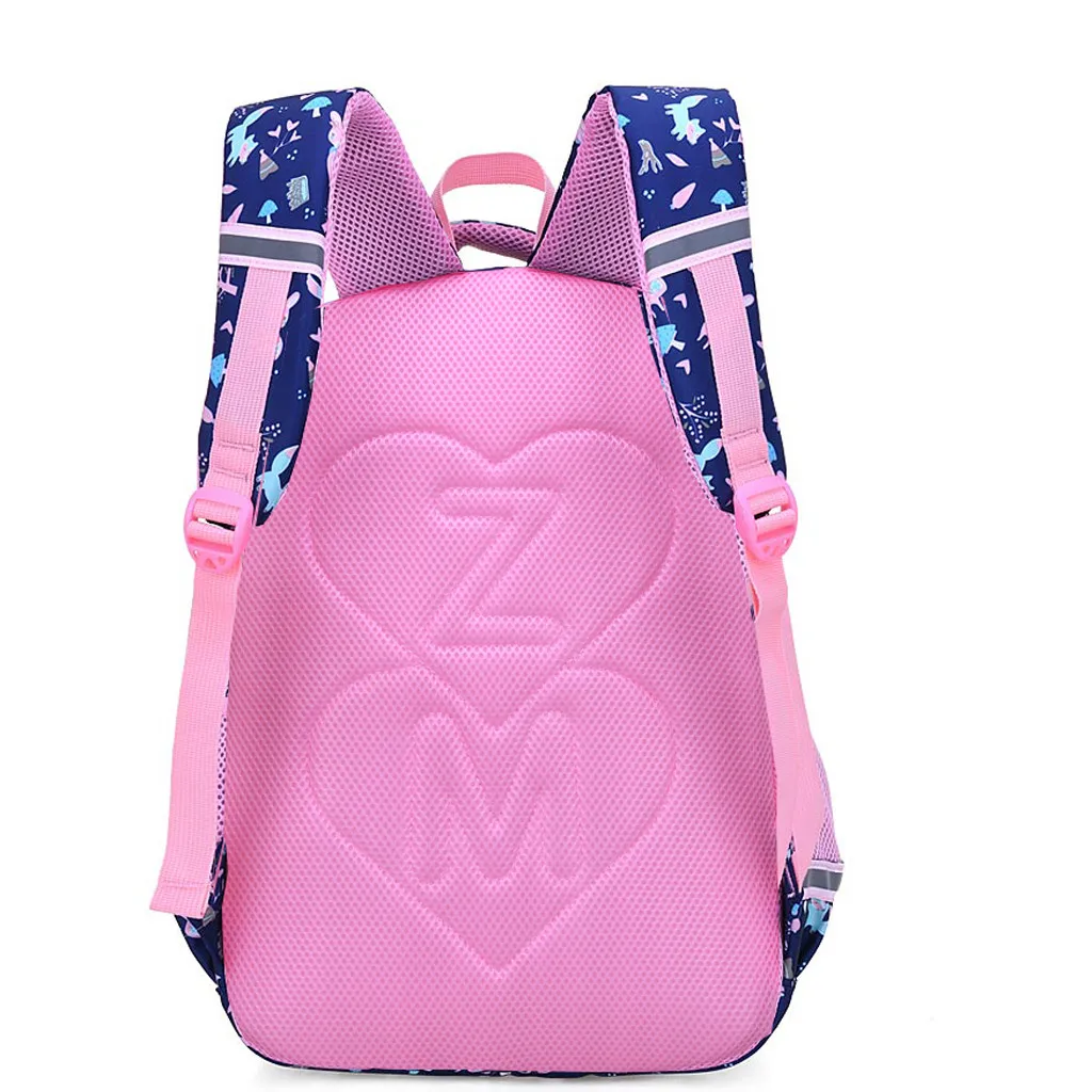 Школьный рюкзак для девочек, Модный водонепроницаемый детский мультяшный рюкзак большой емкости