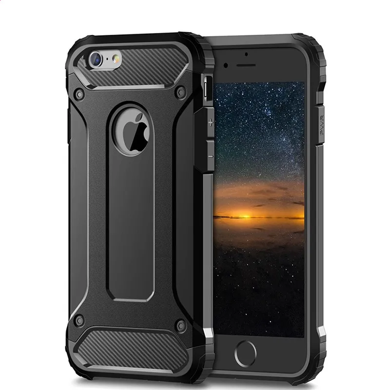 Прочный двухслойный бронированный чехол для iPhone 11 Pro Max 2019 6 6s 7 8 Plus X XS XR 5 5S SE