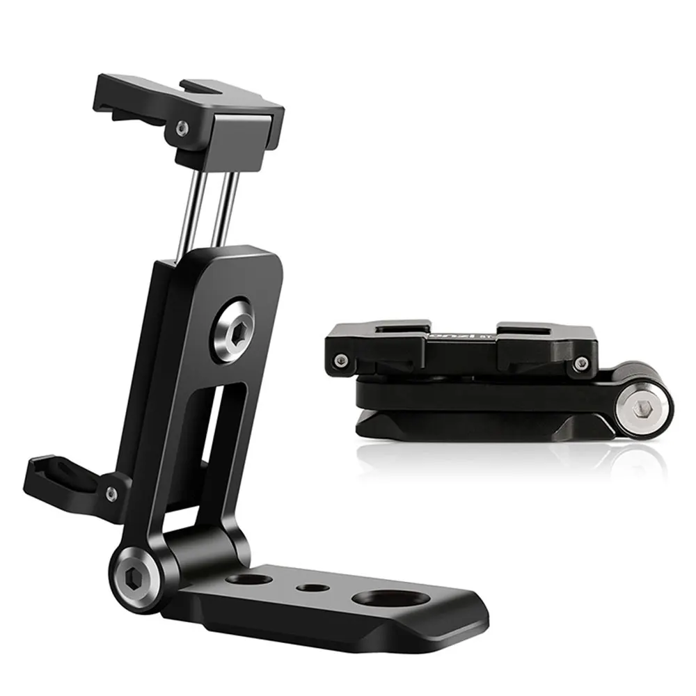 

Ulanzi ST-05 Foldable Tripod Mount Adapter Phone Clipper Holder Vertical 360 Tripod Stand Quick Release Plate for Tripod Mic
