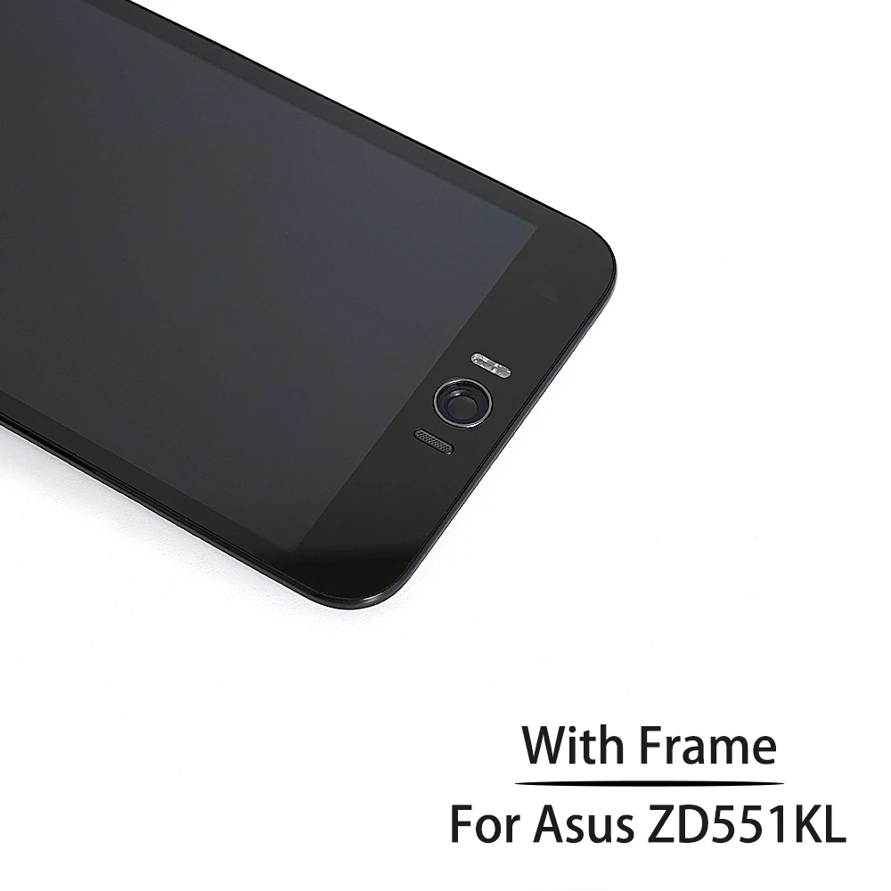 Оригинальный ЖК дисплей 5 дюйма для ASUS Zenfone Selfie ZD551KL сенсорный экран с рамкой