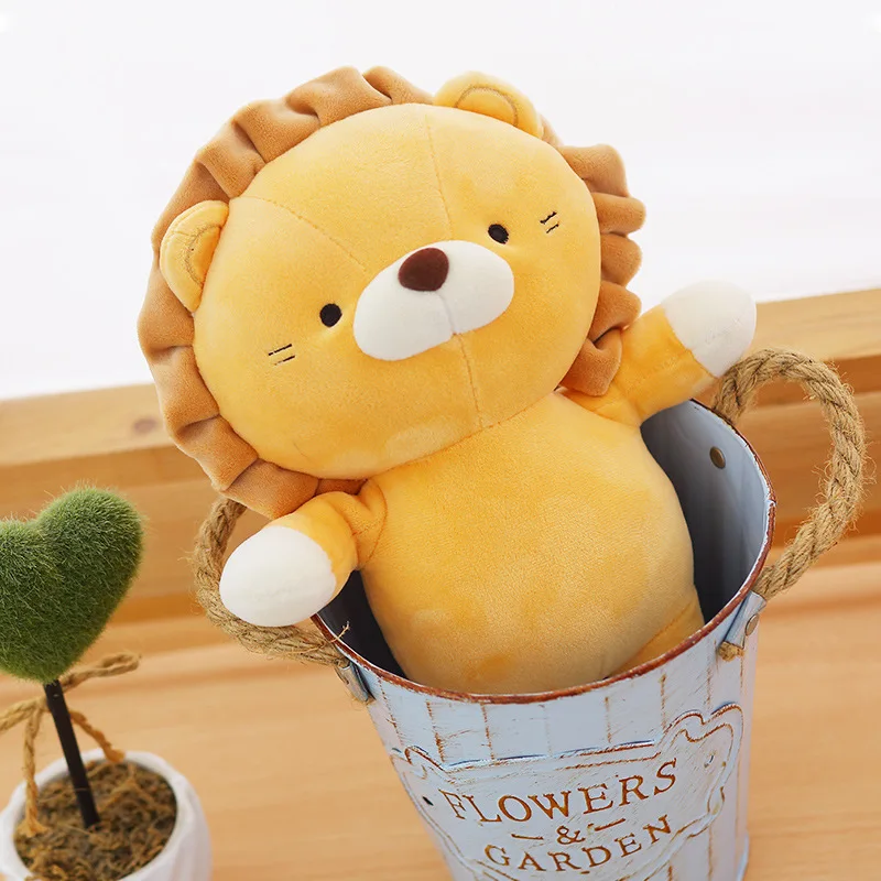 26cm New creative lion cat rabbit plush children s gifts home decoration stuffed toys baby doll 1