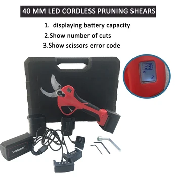 

40G Long battery scissors with 2 batteries