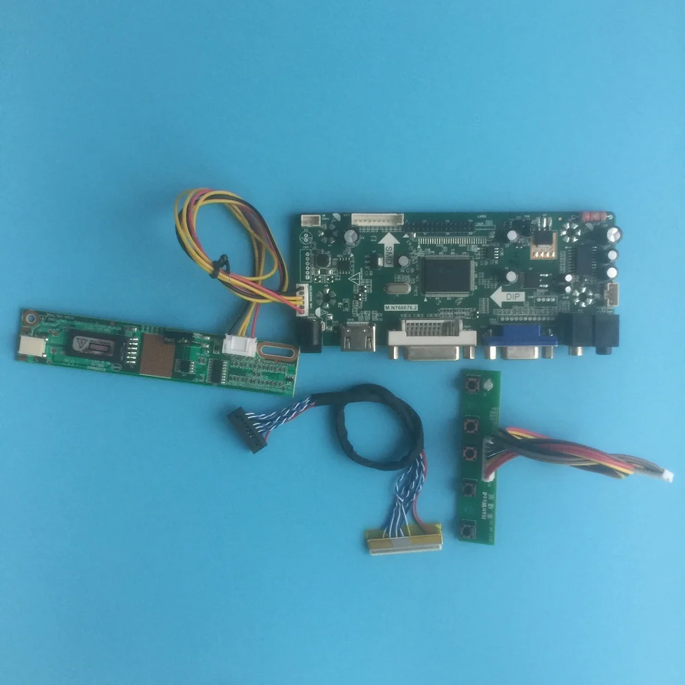 Комплект для LP154WE2-TLB2 плата контроллера HDMI DVI 30pin панель монитор драйвер экран сигнала VGA 1 лампы LVDS 1680X1050 15,4"