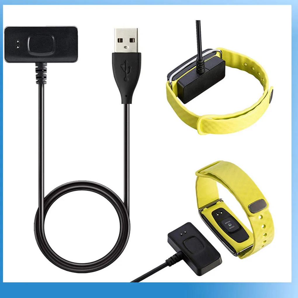 1m Soft USB Fast Charging Dock Cradle Smart Bracelet Charger Cable Recharge For Huawei