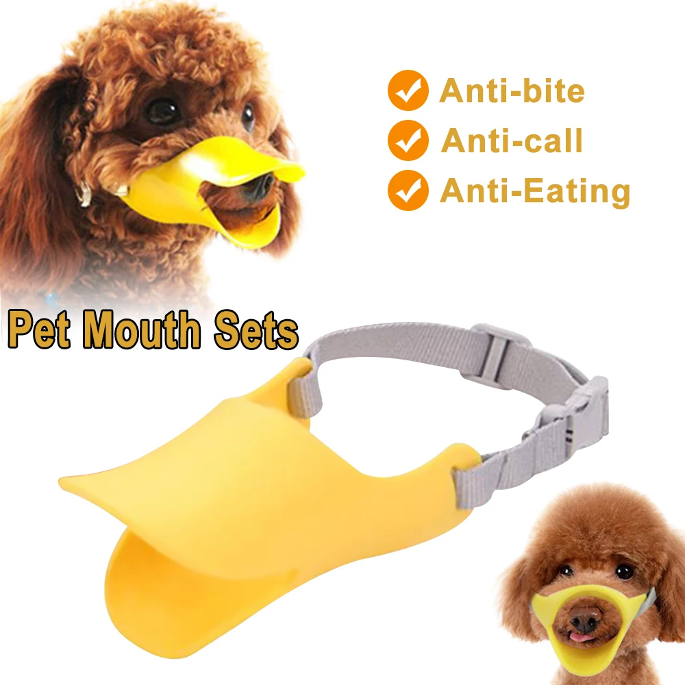 Novelty Design Dog Muzzle Silicone Adjustable Dog Mouth Muzzle For Dogs