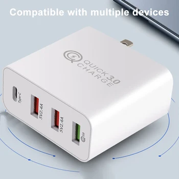 Nohonデュアルusb車の充電器3 1ケーブルで高速充電アダプタiphoneマイクロusbタイプcケーブル携帯電話の充電器