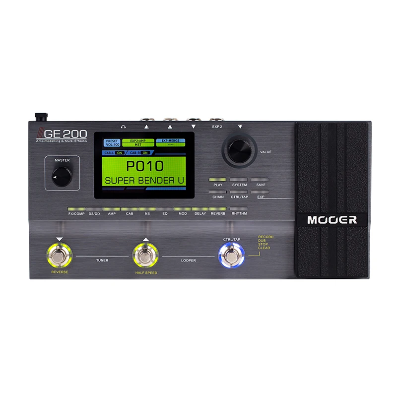 MOOER GE200 IR sampling speaker simulation effect device electric guitar integrated | Обустройство дома