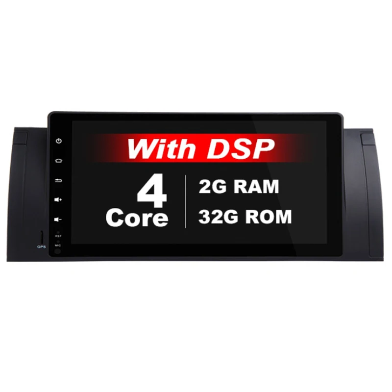 1 Din Android 9,0 Автомобильный мультимедийный радио для E39 X5 E53 M5 Dvd аудио gps Навигация экран головное устройство Wifi DAB+ DSP 2GB