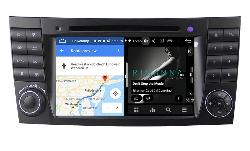 Sale Belsee Screen Android 9.0 Head Unit Radio Auto Car Navigation Autoradio Stereo Mercedes CLS Class W219 G-Class W463 E-Class W211 2