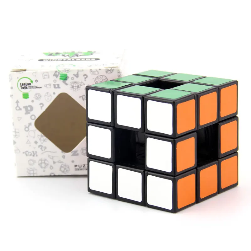 Высокое качество, LanLan, полый, 3x3x3, волшебный куб, 3x3, скоростная головоломка, рождественский подарок, идеи, детские игрушки для детей