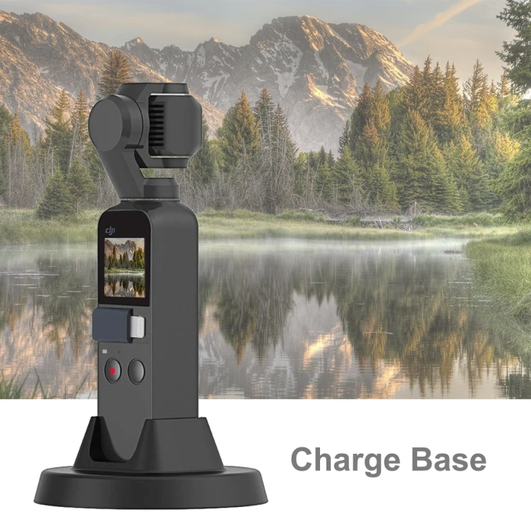 PULUZ USB-C/type-C Настольная Подставка для зарядки для DJI Osmo Pocket(черный