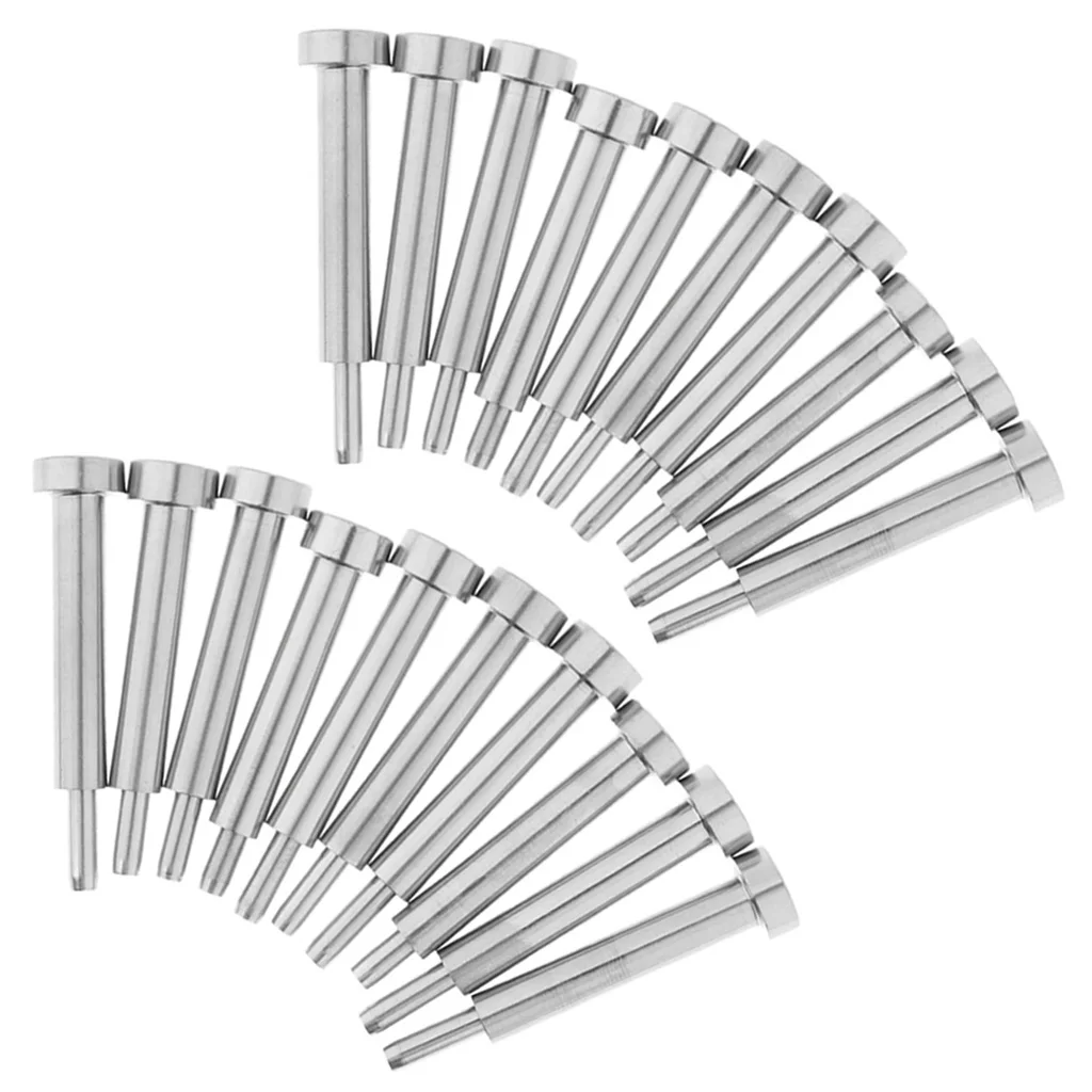 

20 in 1 Set Steel Lag Stud Hand Swage Cable Fittings- Suitable for 1/8in Deck Cable Railing - Great Decking Accessories