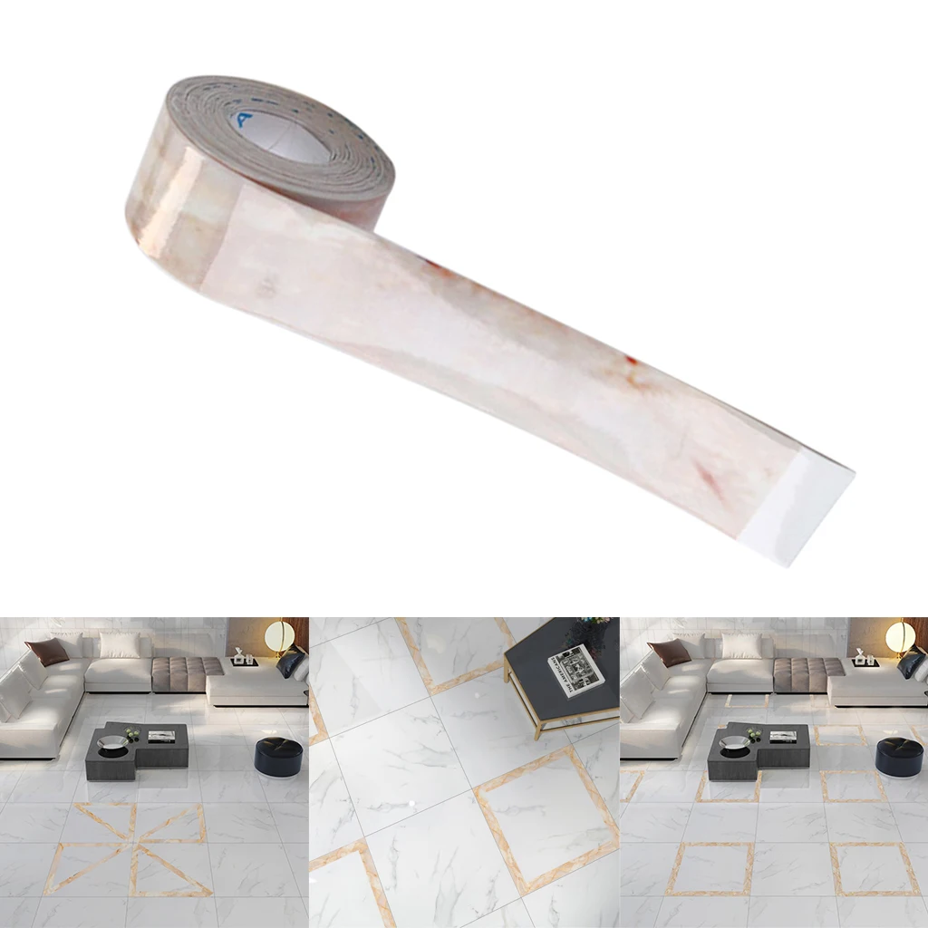 Self Adhesive Waterproof Bathroom PVC Wall Sticker Tile Gap Sticker Tape