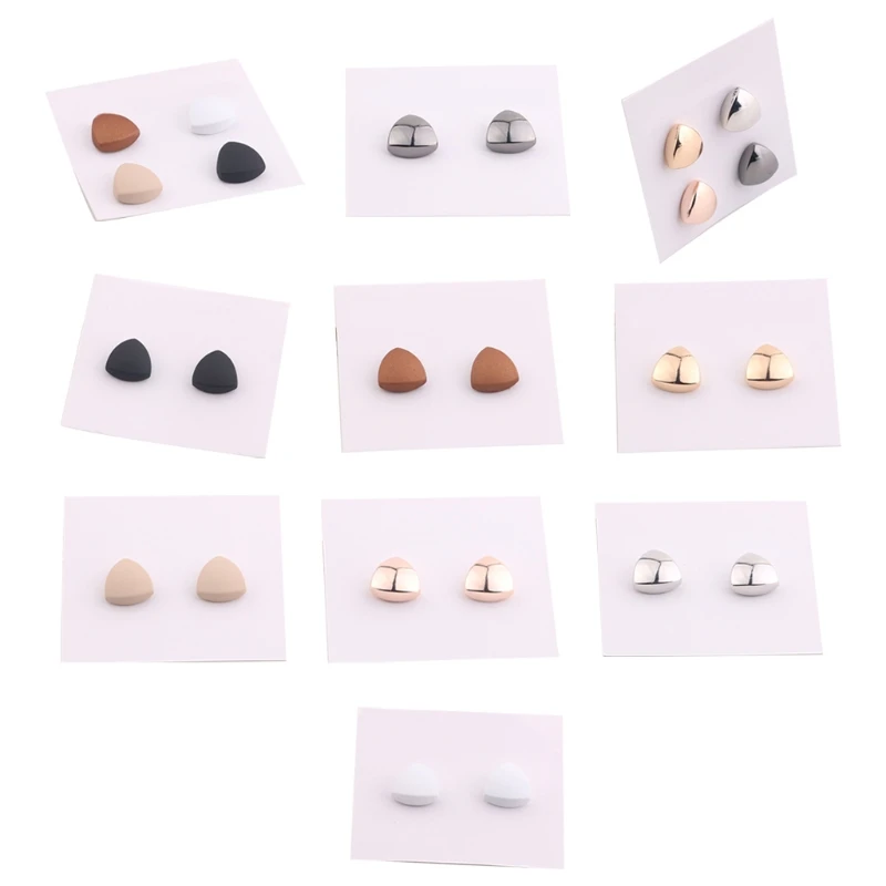 Triangle Scarf Brooch Button Brooch Pearl Pin Brooch