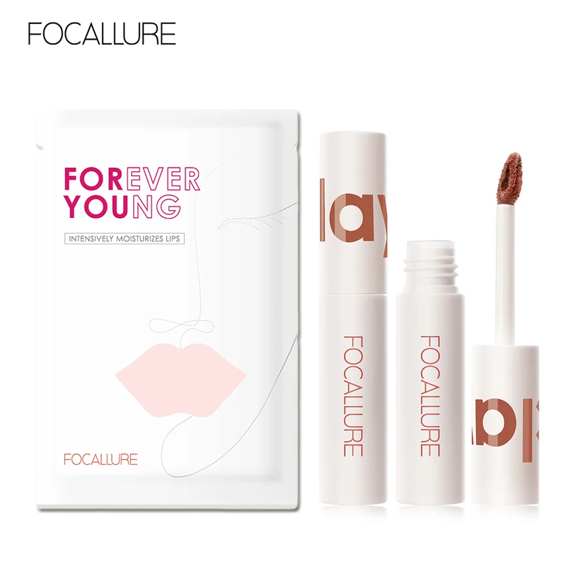 

FOCALLURE Matte Lipstick Lip Mask Set for lips Lipclay Lipcream Velvet Waterproof Longlasting lip and cheek Makeup for women