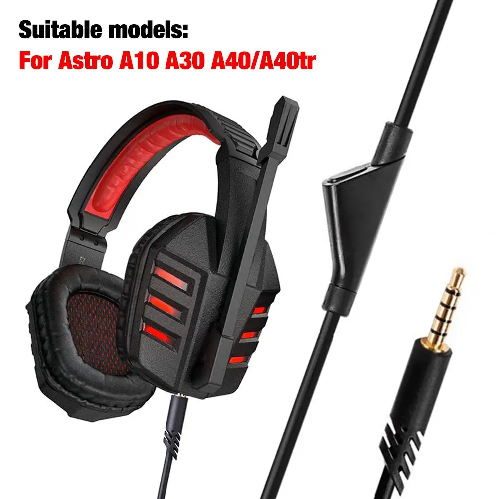 3.5mm Stereo Earphone Headphone Audio Cable Volume Control Game Headset Wire For Astro10 A30 A40/A40tr Gaming Headsets | Компьютеры и