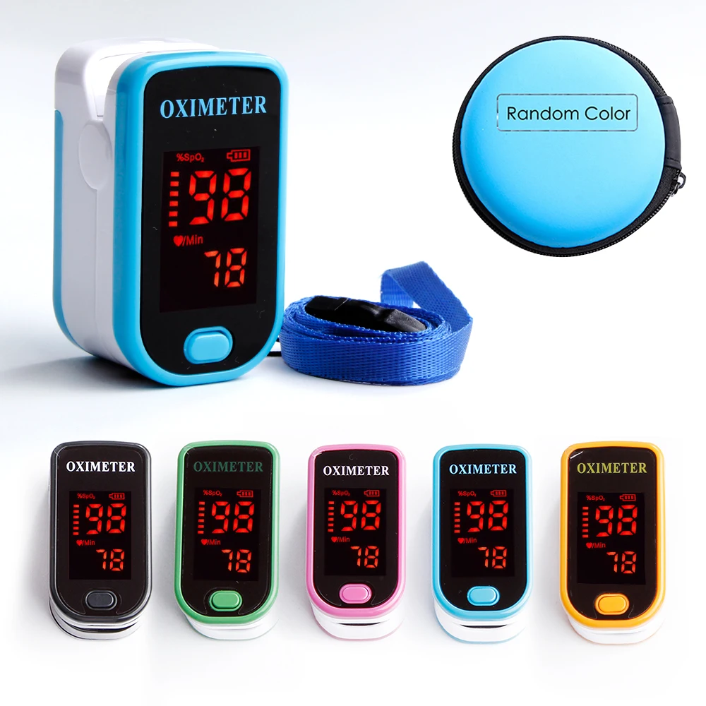 Portable Finger Pulse Oximeter Medical Equipment LED Pulse Oximeters Saturometro Heartrate Monitor Digital Oximeters