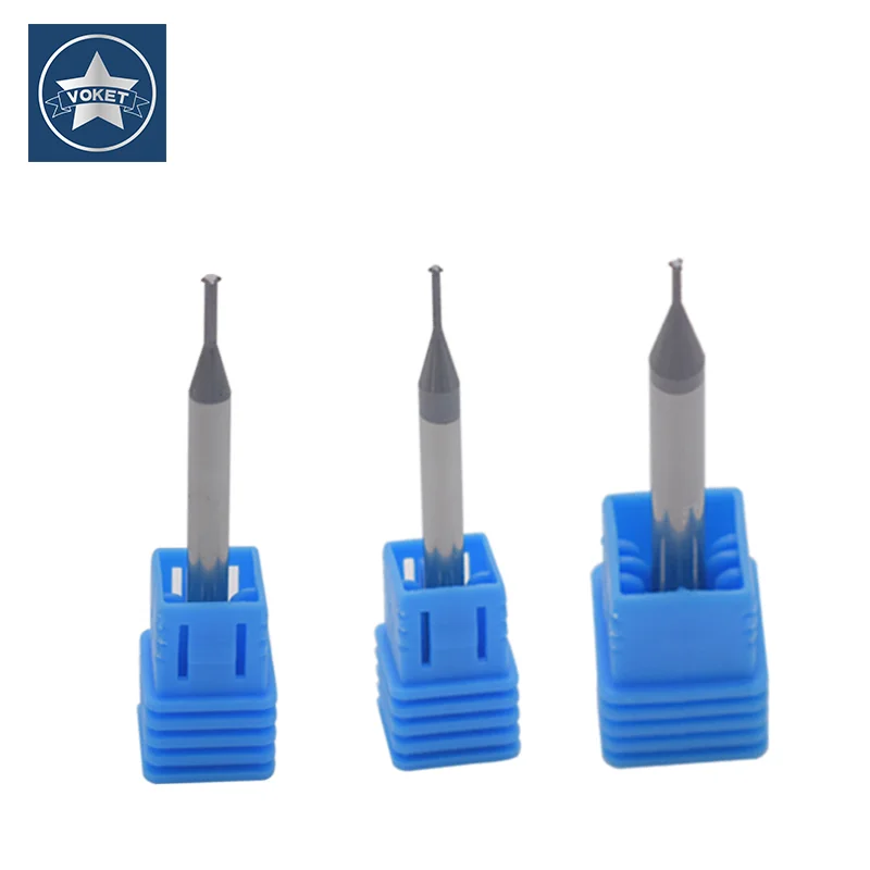 VOKET CNC 60Degree Solid Carbide Thread Milling Cutter Pith 0.5 - 0.8 1 1.25 Single Teeth thread Mill Cutters P 1 - 1.75 2 3 3.5