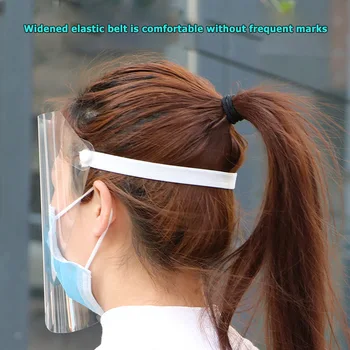 

Transparent Anti-Splash Face Mask Dustproof Kids Adult School Office Protective Cover Face Shield Proof Mask