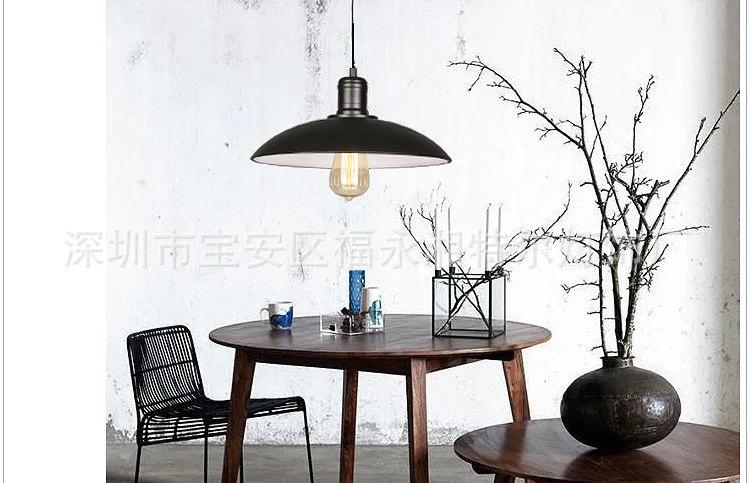 Ретро американская стильная кастрюля крышка люстра Барная стойка ресторана Прихожая стол балкон Железный арт Люстра для зала